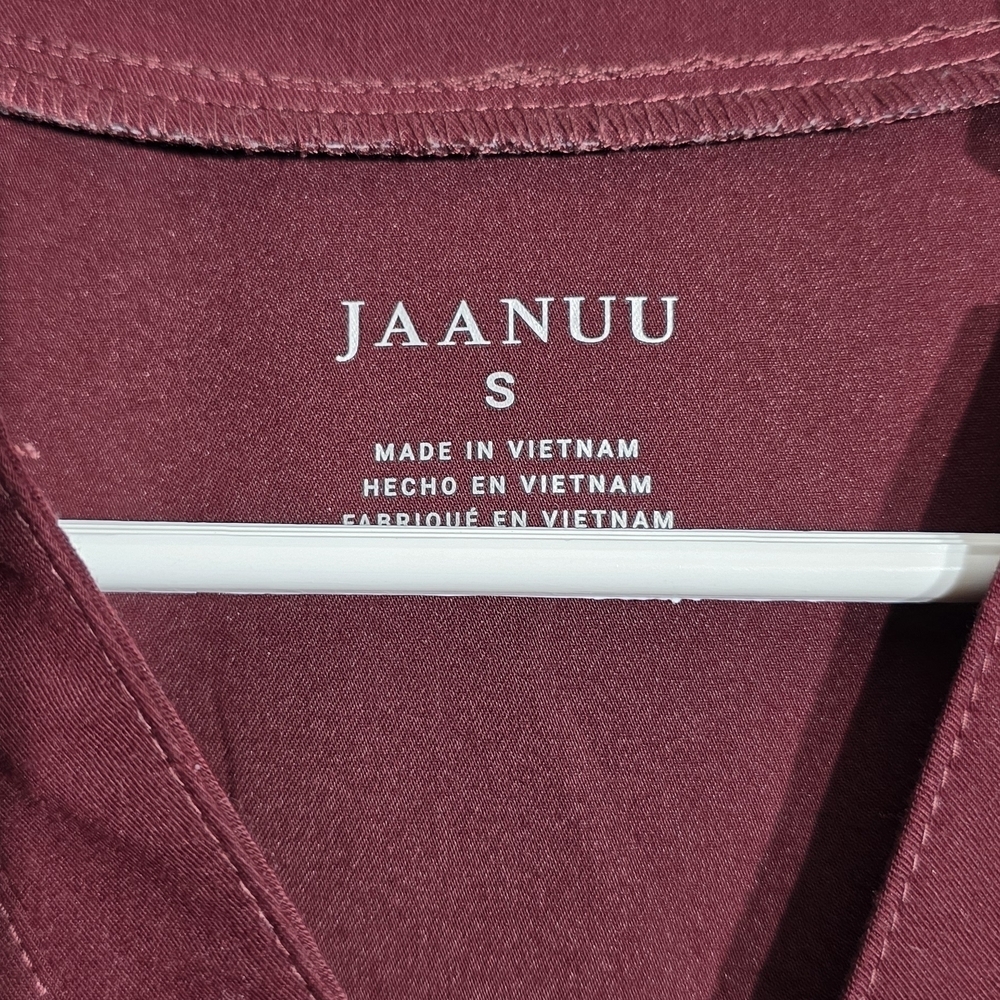 Jaanuu Women's Burgundy Top - Picture 3 of 6